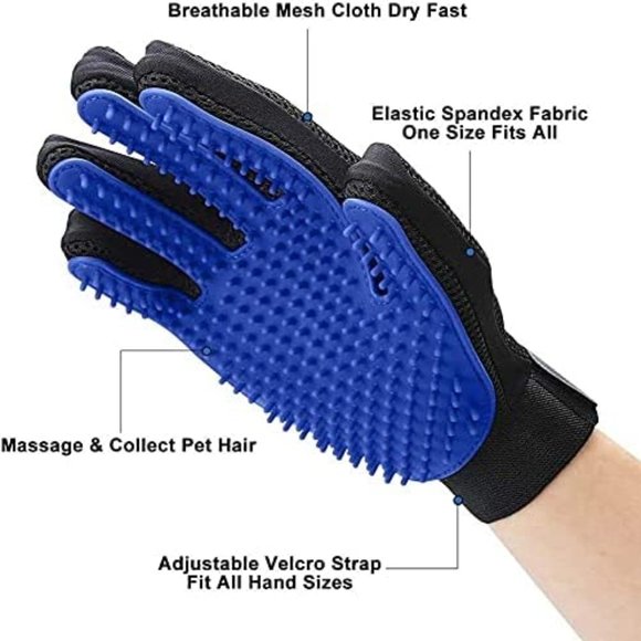 Pets Hair Removal Grooming Gloves - Picture 7 of 13